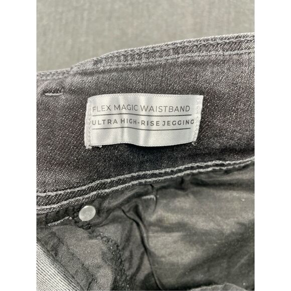 Lane Bryant Ultra High Rise Jeggings Women 26 Gray Skinny Flex Magic Waistband - Picture 8 of 11